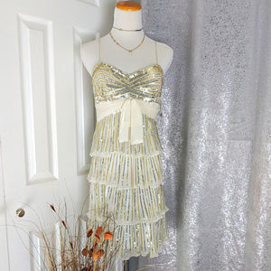 🆕 Sherry Hill Cocktail Sequins Party Dress Sz 6